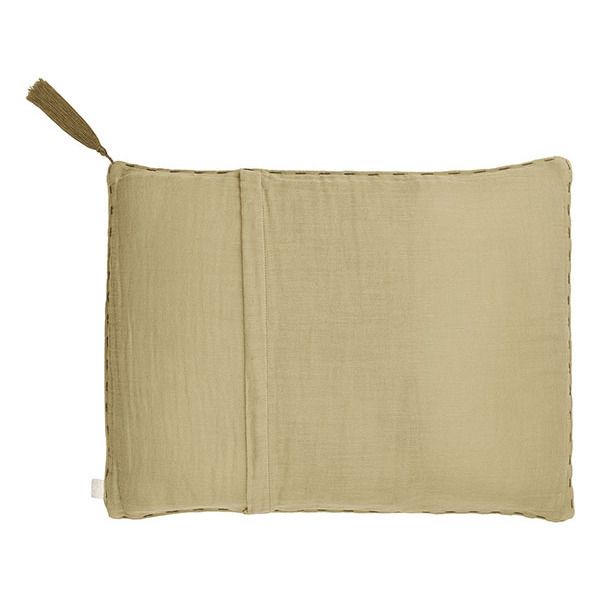 Organic cotton rectangle cushion Mellow Yellow S048