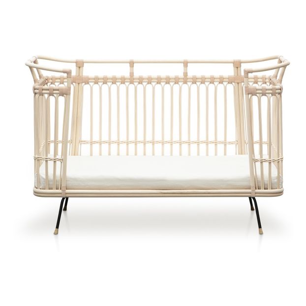 Paul Handmade Rattan Crib 70x130 Cm Natural Bermbach Handcrafted