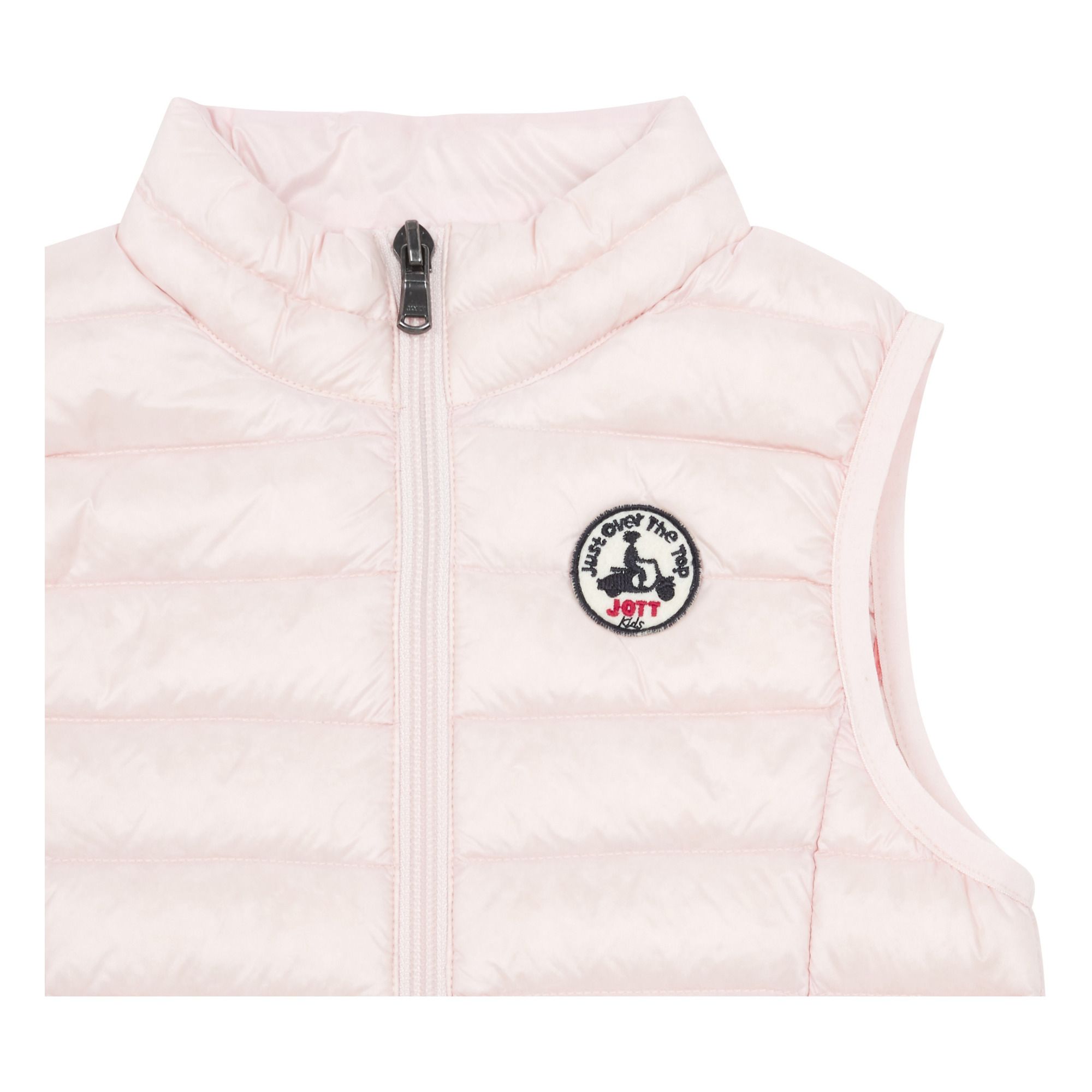 puffer vest pink