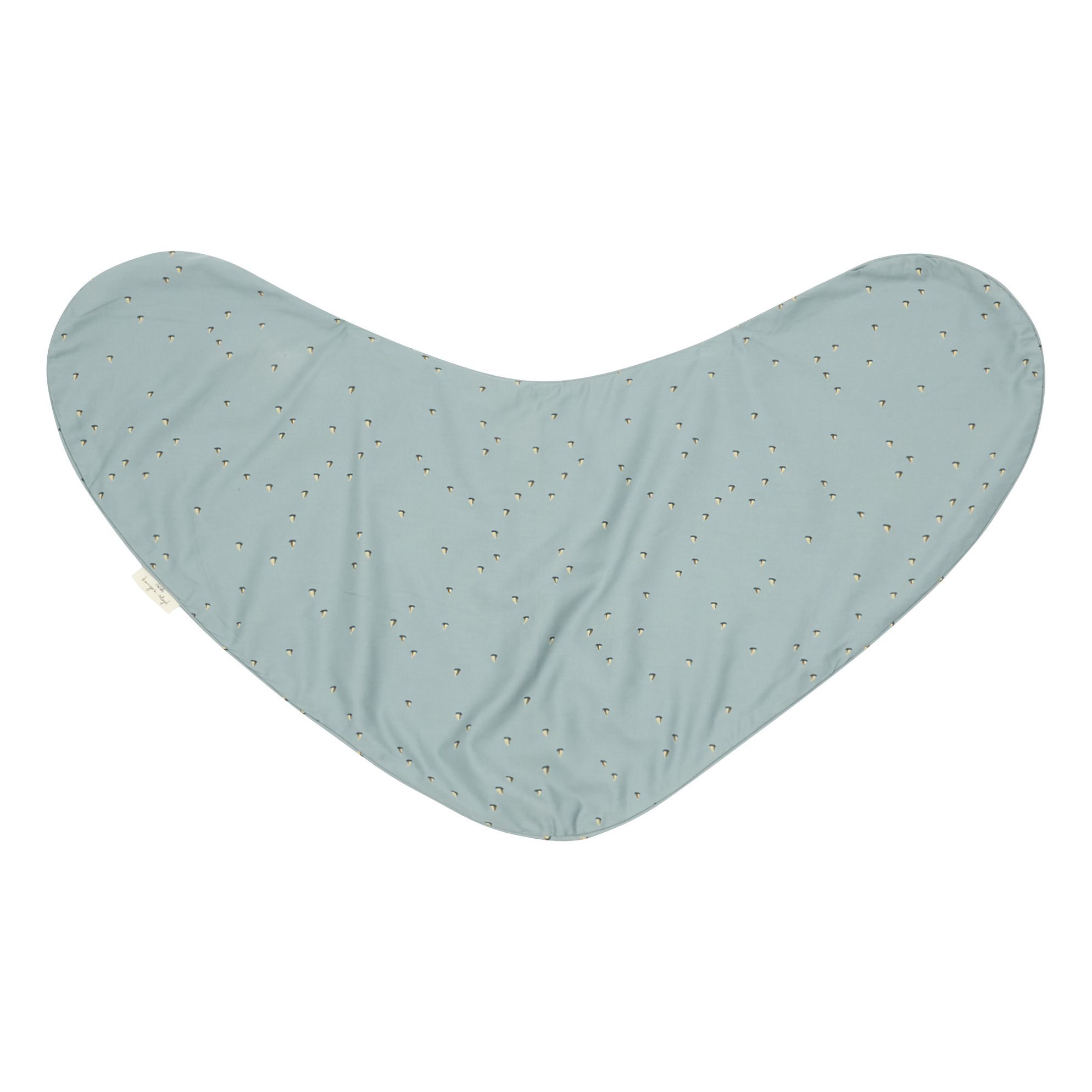 Konges Slojd - Housse de coussin d'allaitement Marin en coton bio - Bleu gris