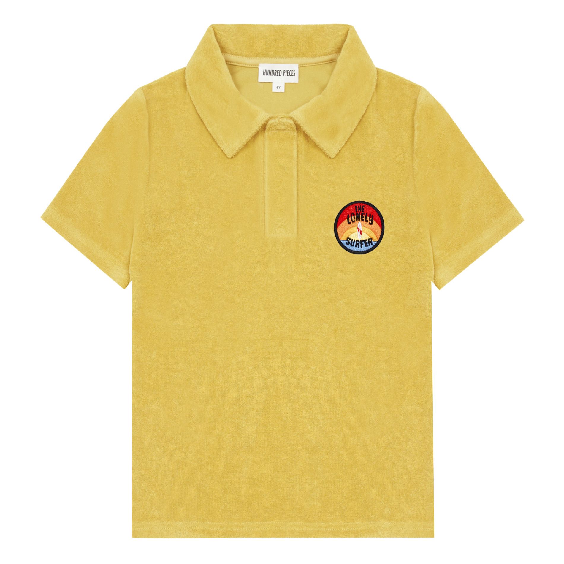 polo shirt with surfer logo