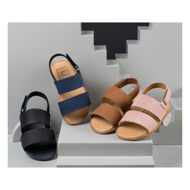 Double Strap Sandals | Pale pink