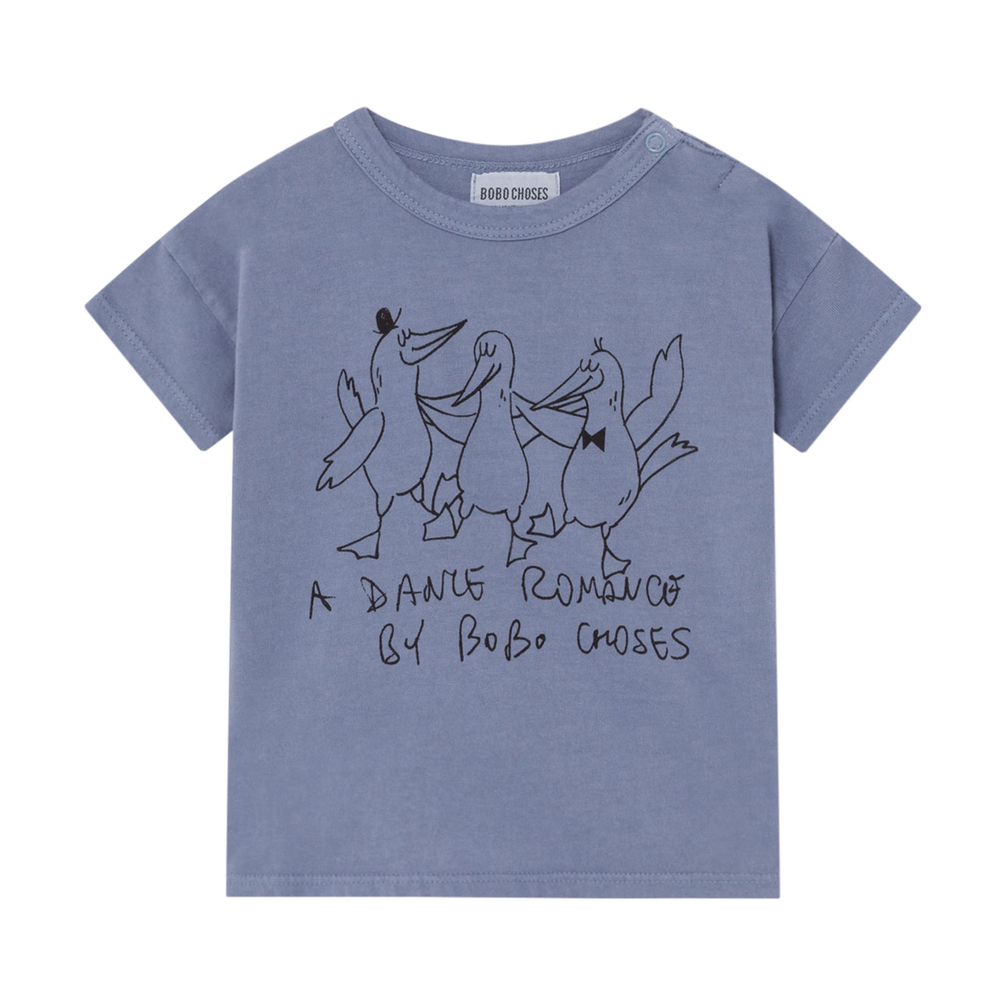 Bobo Choses - T-Shirt Canards Coton Bio - Garçon - Bleu indigo