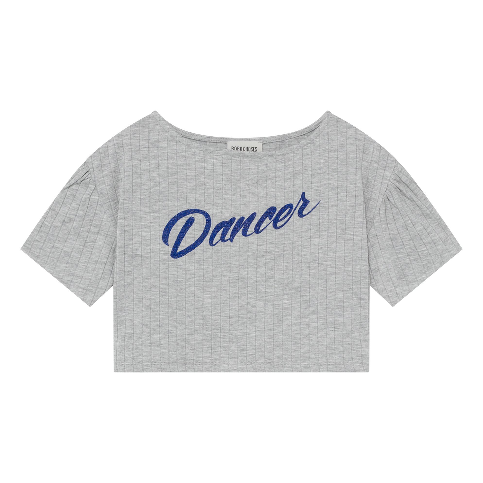 Bobo Choses - T-Shirt Dancer Côtelée - Fille - Gris chiné