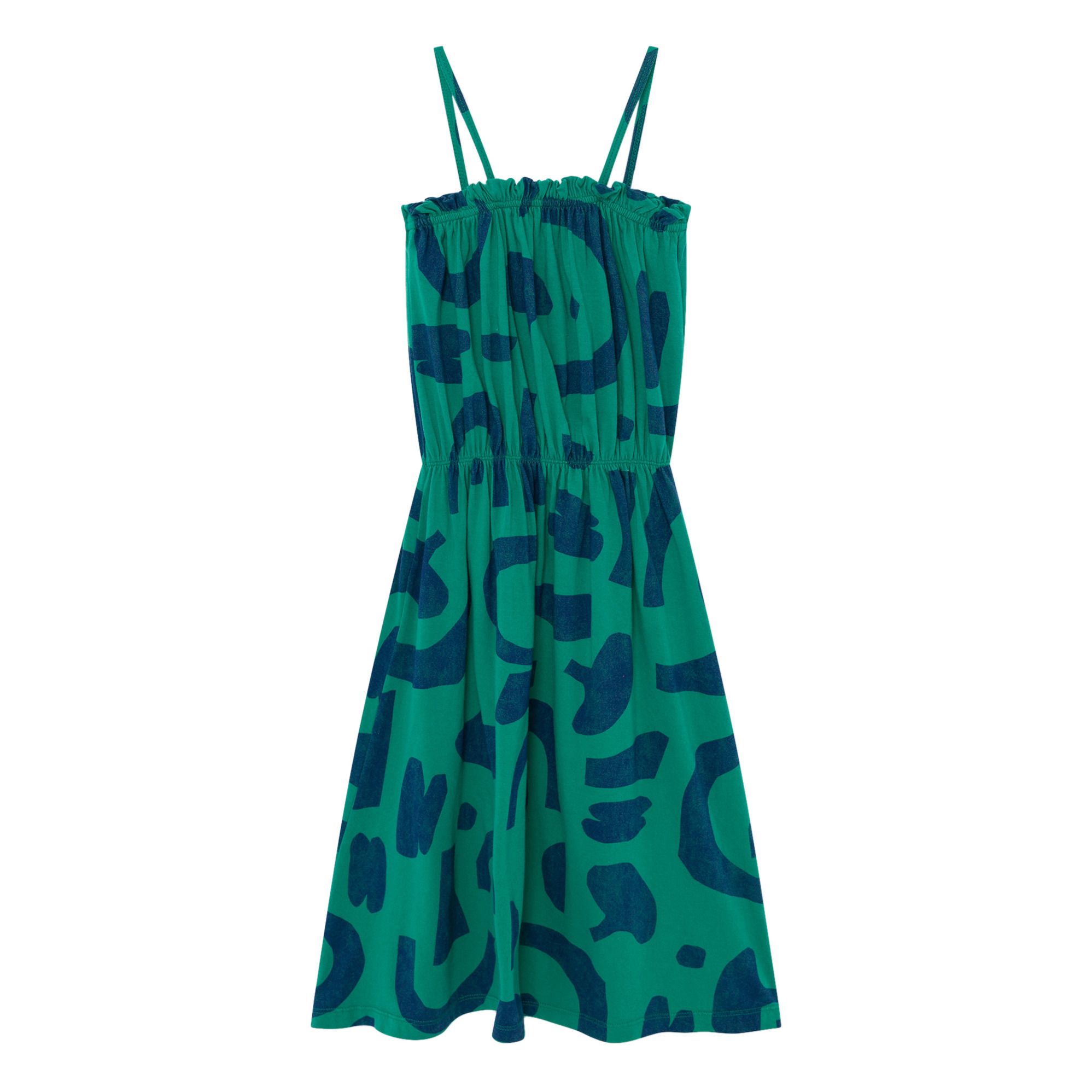 Bobo Choses - Robe Longue Coton Bio - Fille - Vert émeraude