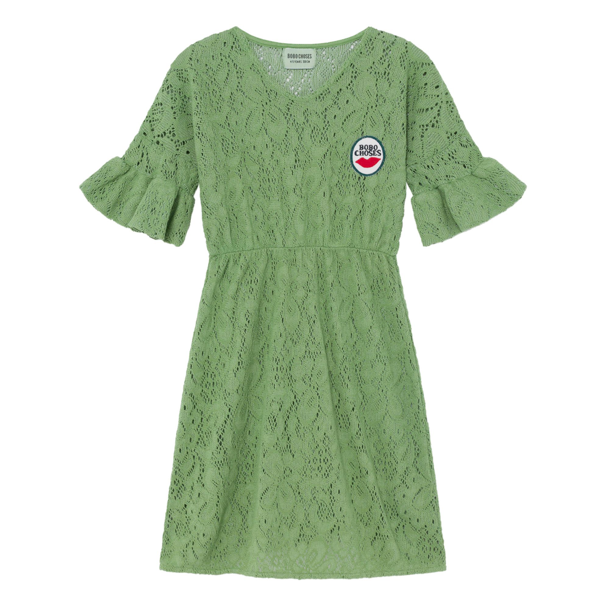 Bobo Choses - Robe Dentelle - Fille - Vert