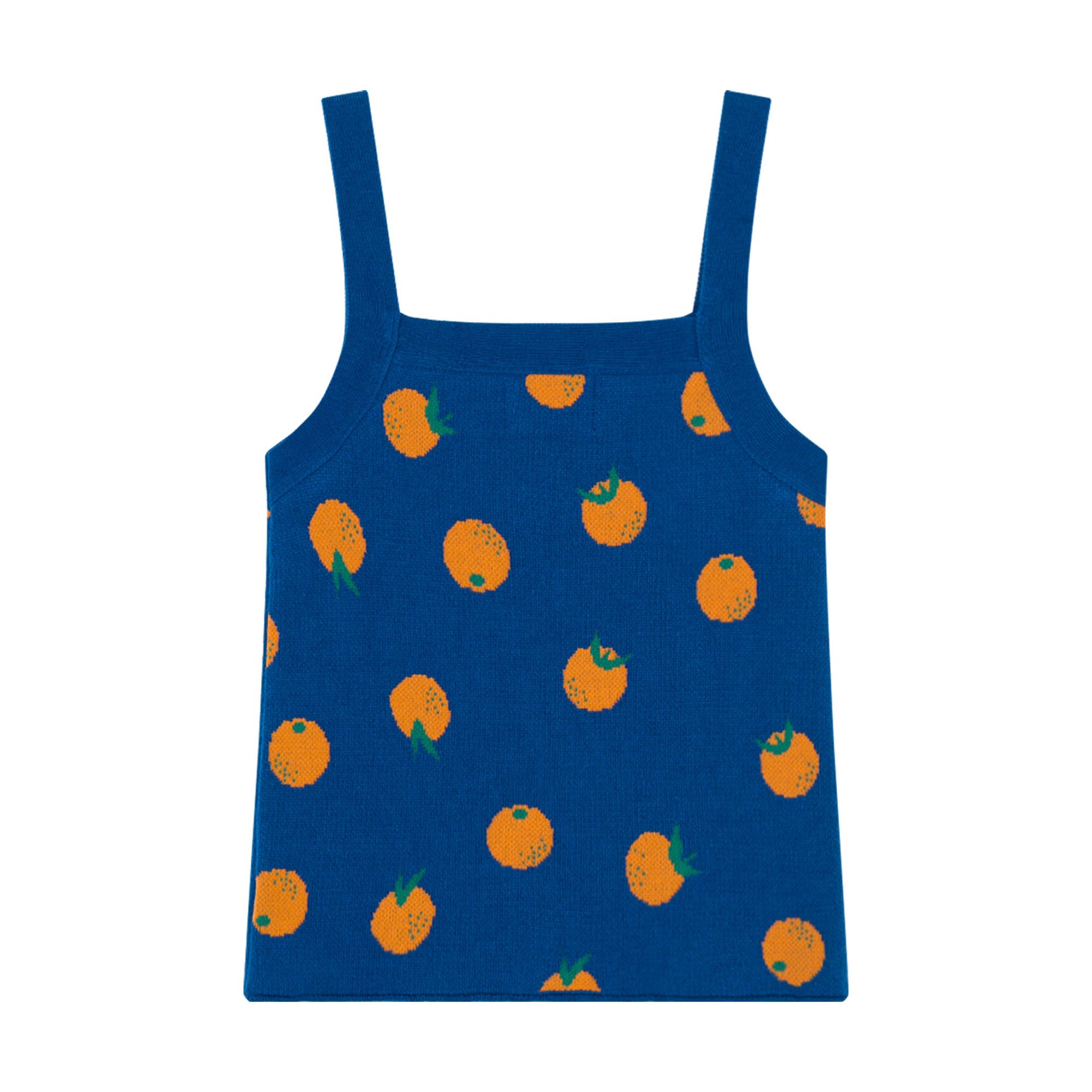 Bobo Choses - Débardeur Maille Coton Bio - Fille - Bleu