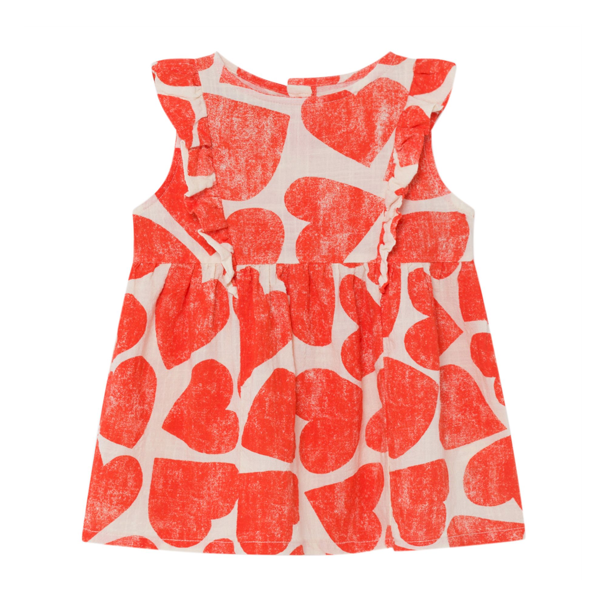 Bobo Choses - Robe CÅ“urs - Fille - Rouge