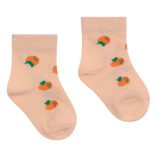 Orange Socks Peach