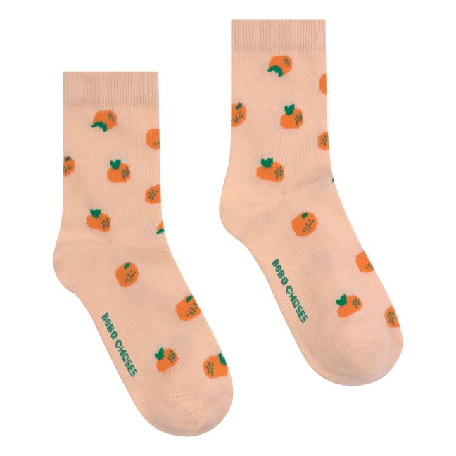 Orange Socks | Peach