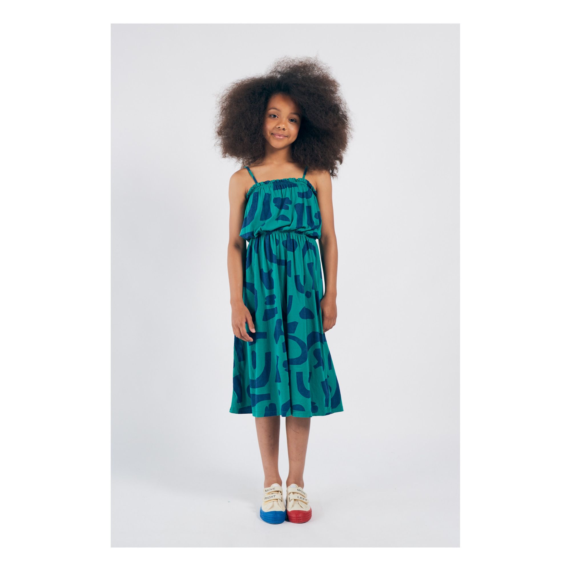 emerald green cotton dress