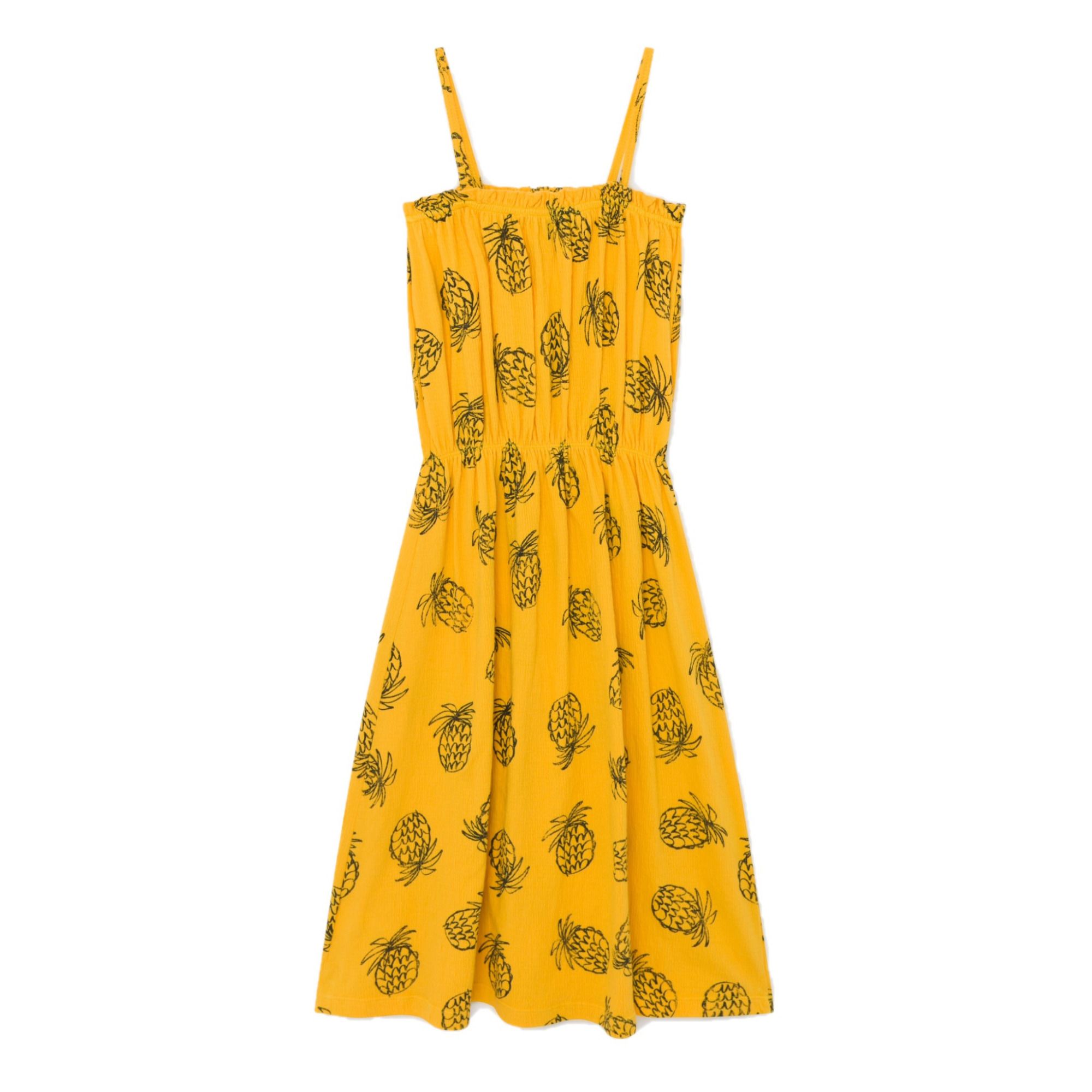 pineapple maxi dress