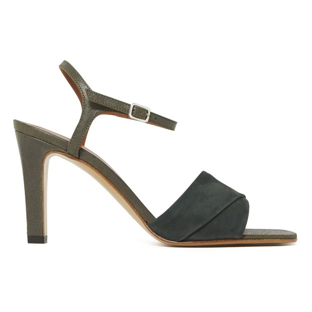 charcoal grey sandals
