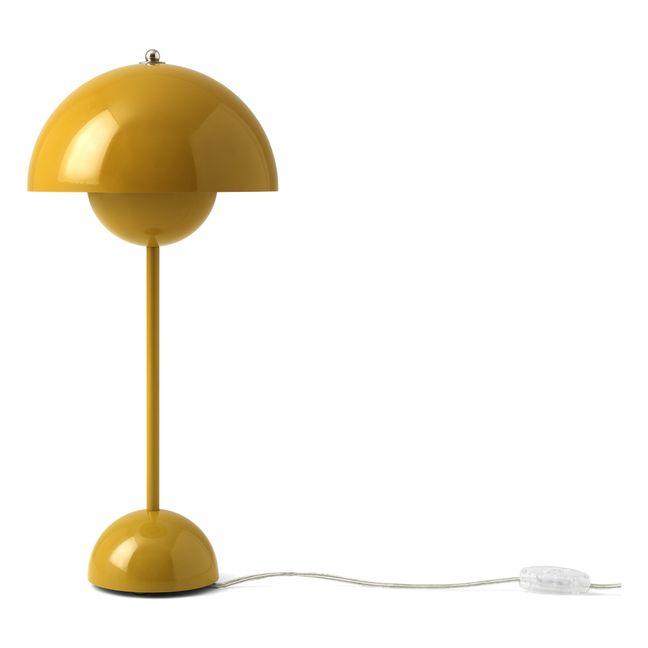 Flowerpot VP3 Table Lamp, Verner Panton, 1969 | Mustard