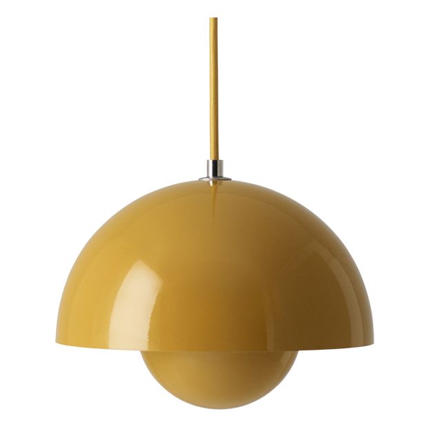 mustard yellow pendant light