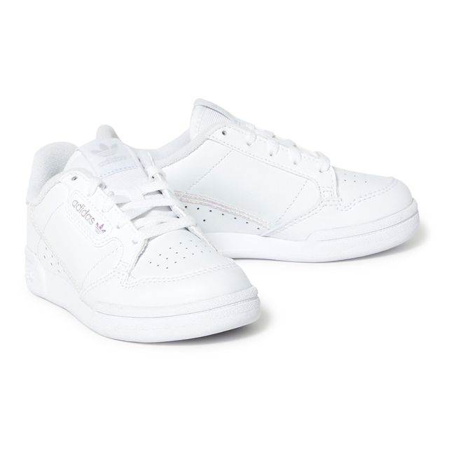 Continental 80 Leather Velcro Sneakers Silver