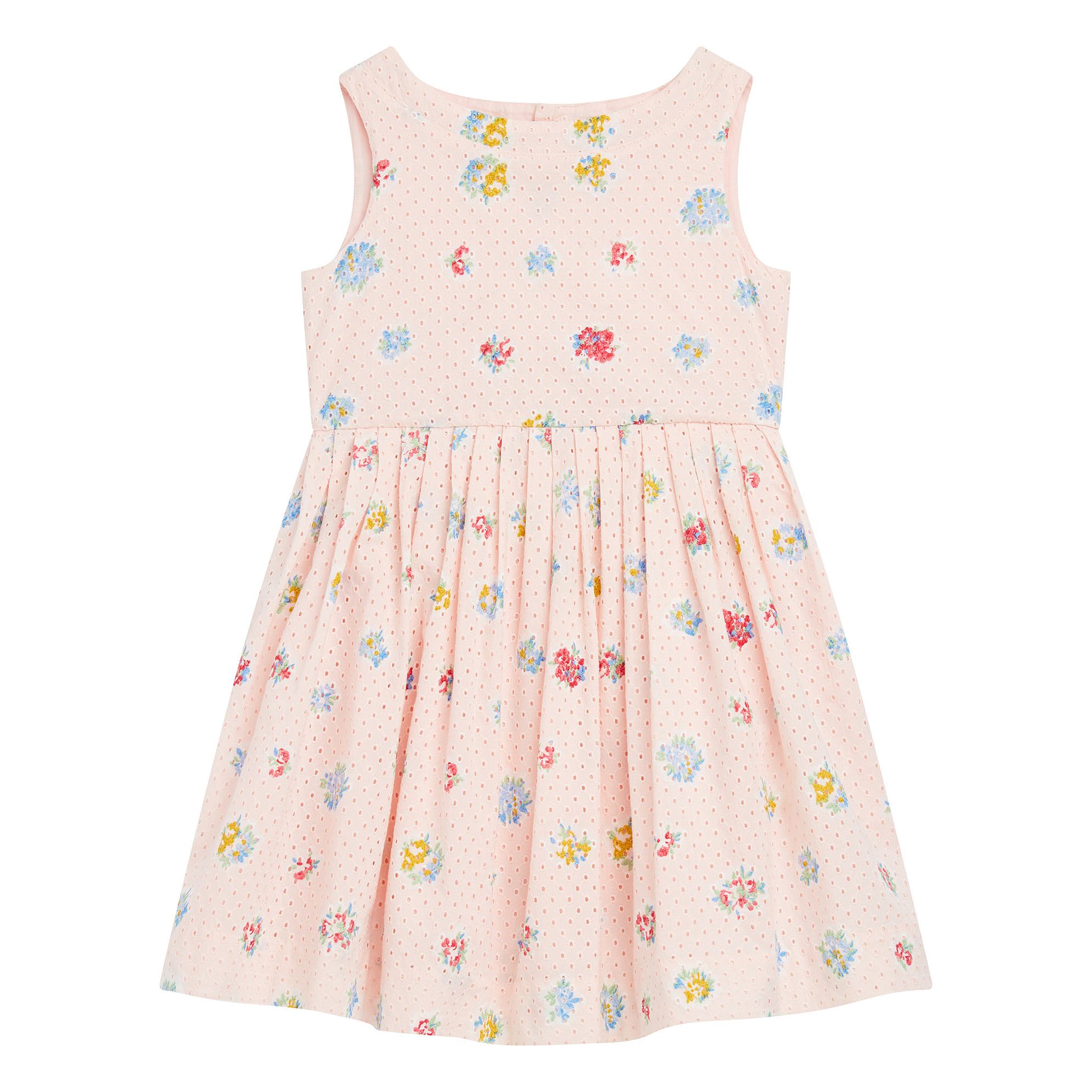 Bonpoint - Robe Broderie Anglaise Alina - Fille - Rose pâle