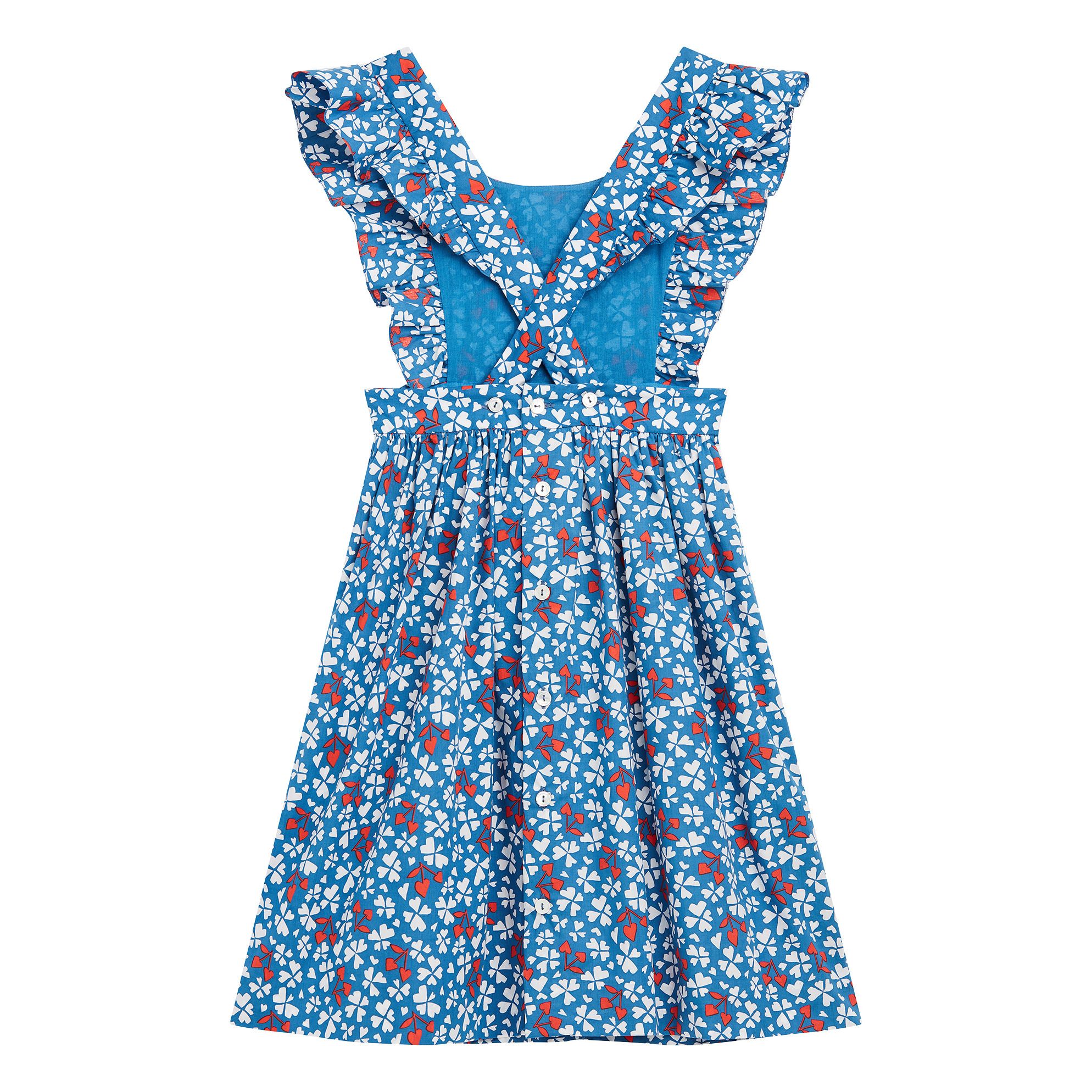 Robe Empire Bleu Bonpoint Mode Enfant