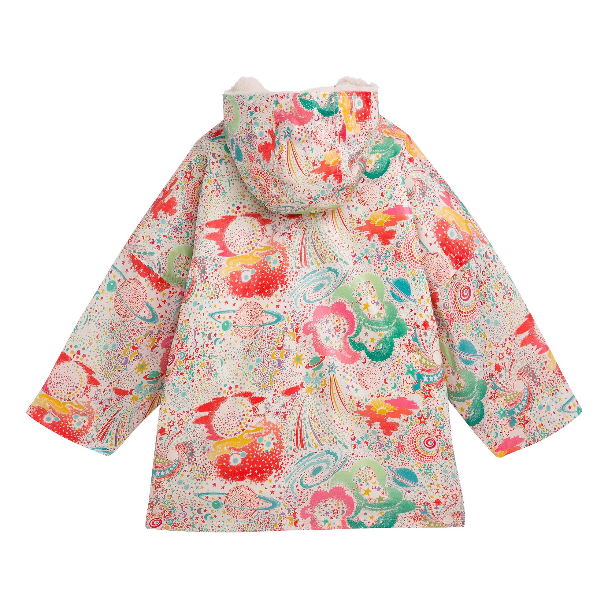 Liberty Nimper Furlined Raincoat Pink Bonpoint Fashion Children