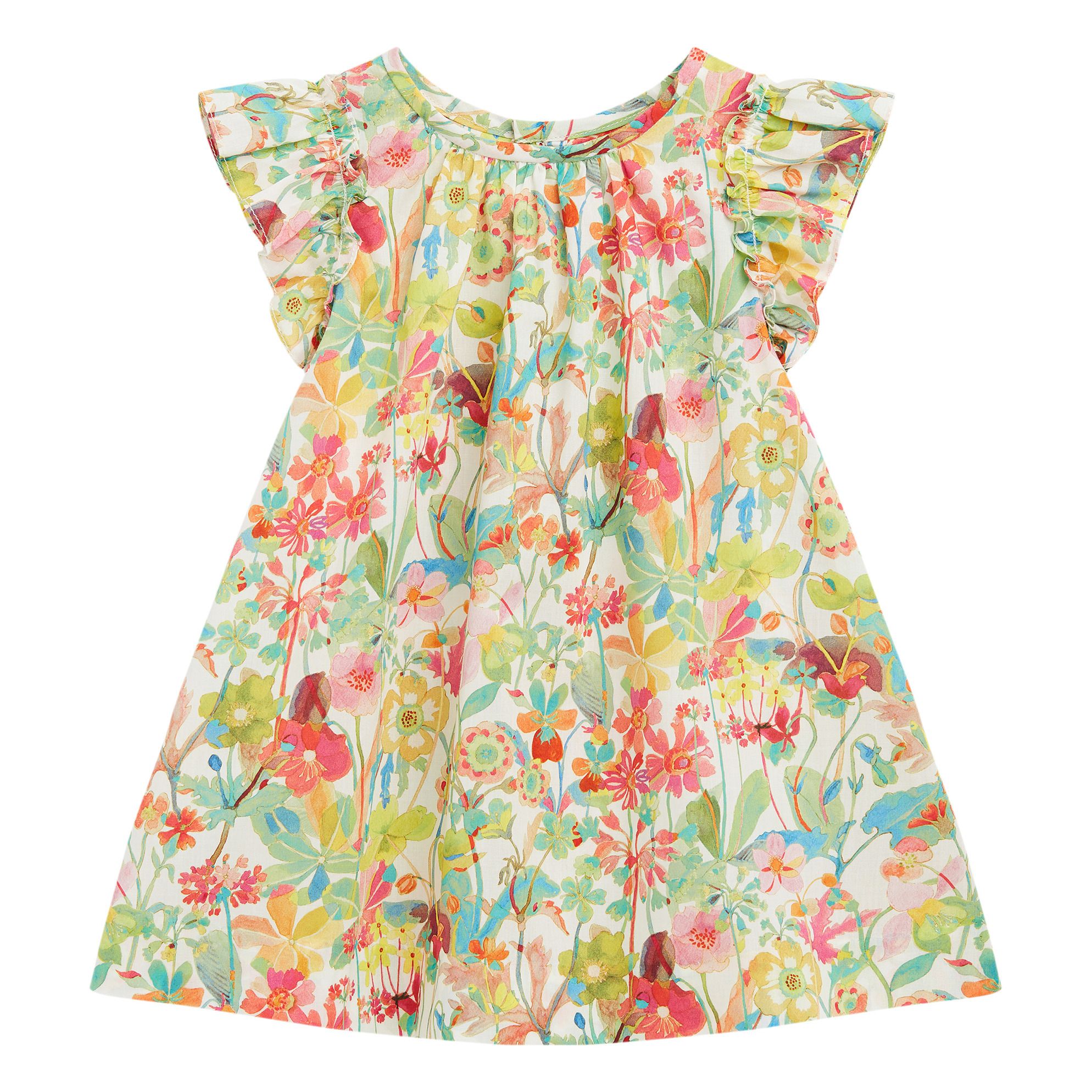 Liberty Nuance dress Green Bonpoint Fashion Baby