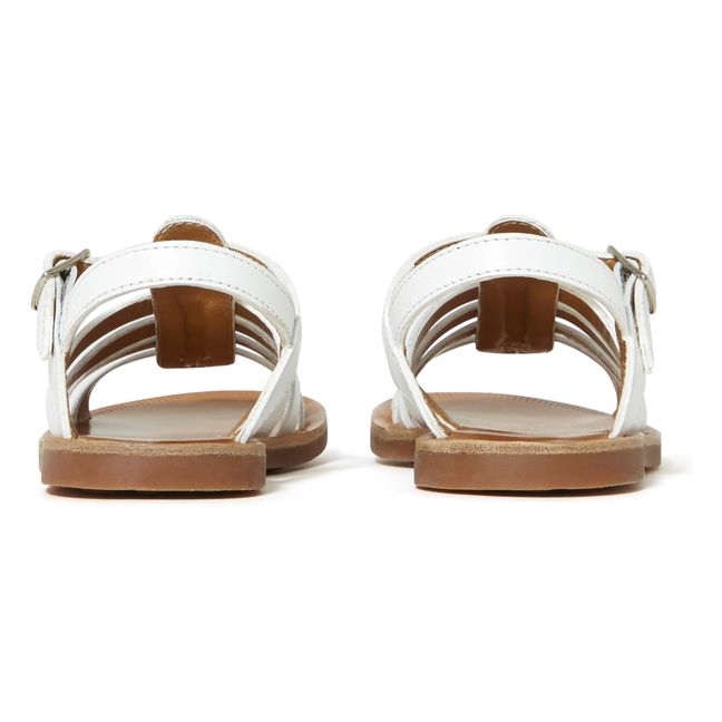 Sandalias Plagette Strap | Blanco