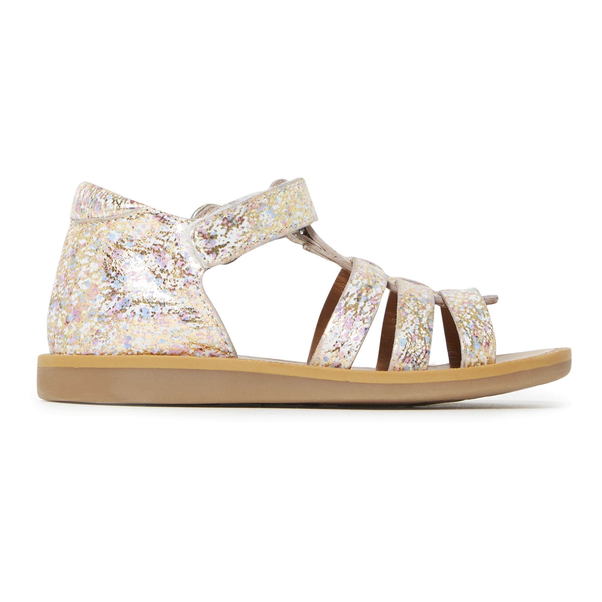 Pom d'Api - Sandales Poppy Strap - Fille - Rose