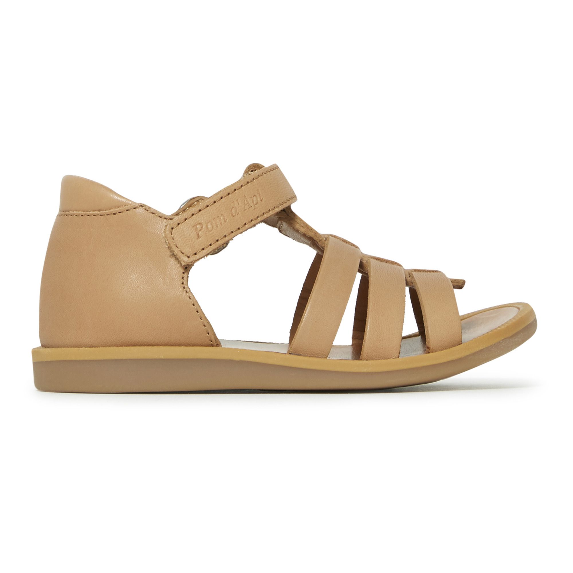 Pom d'Api - Sandales Poppy Strap - Fille - Camel