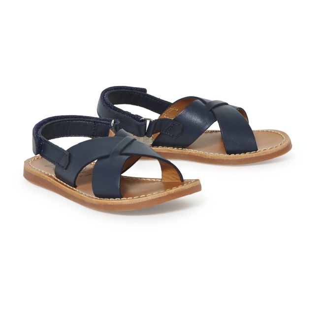 Sandales Plage Stitch Cross | Bleu marine