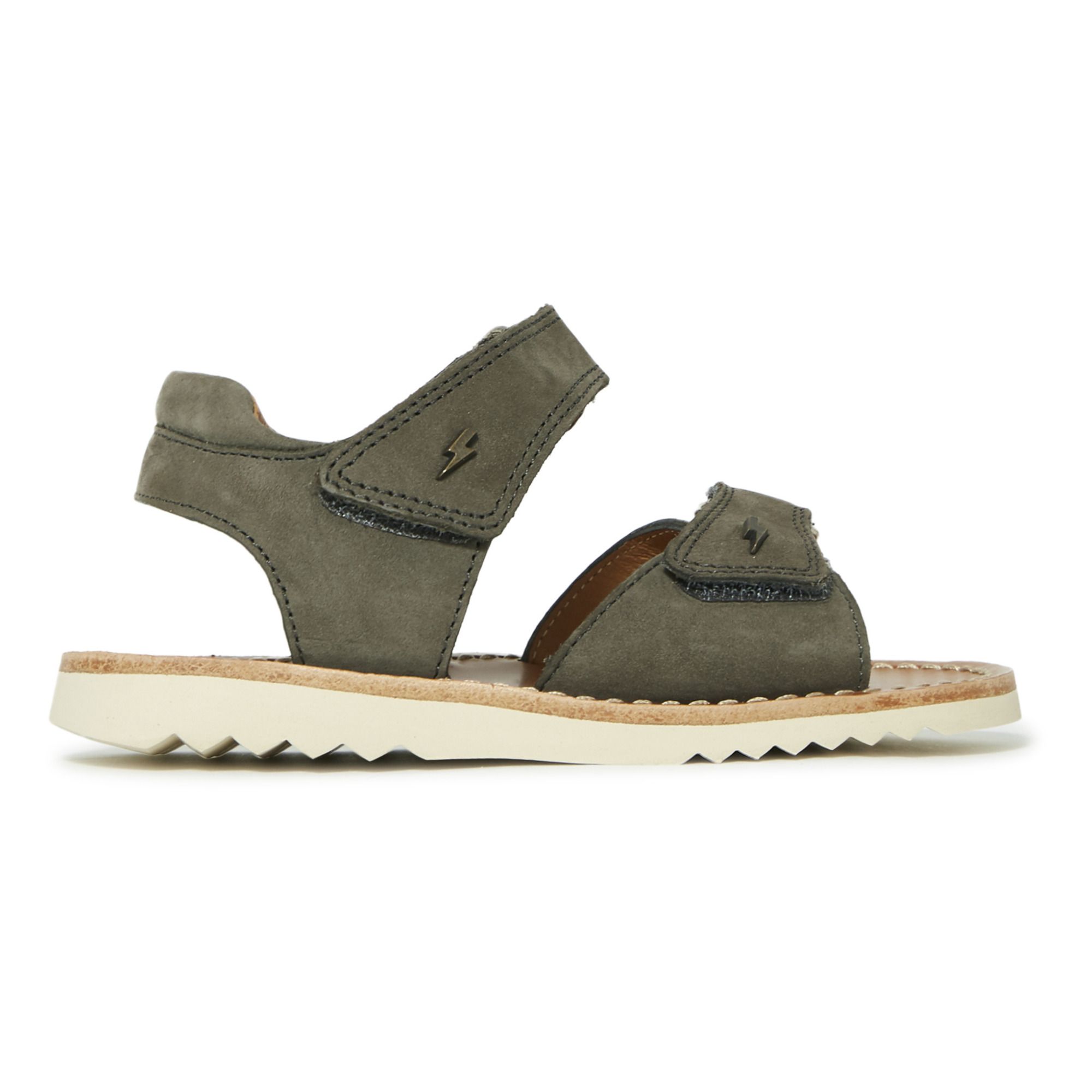 Pom d'Api - Sandales Waff Easy - Garçon - Gris