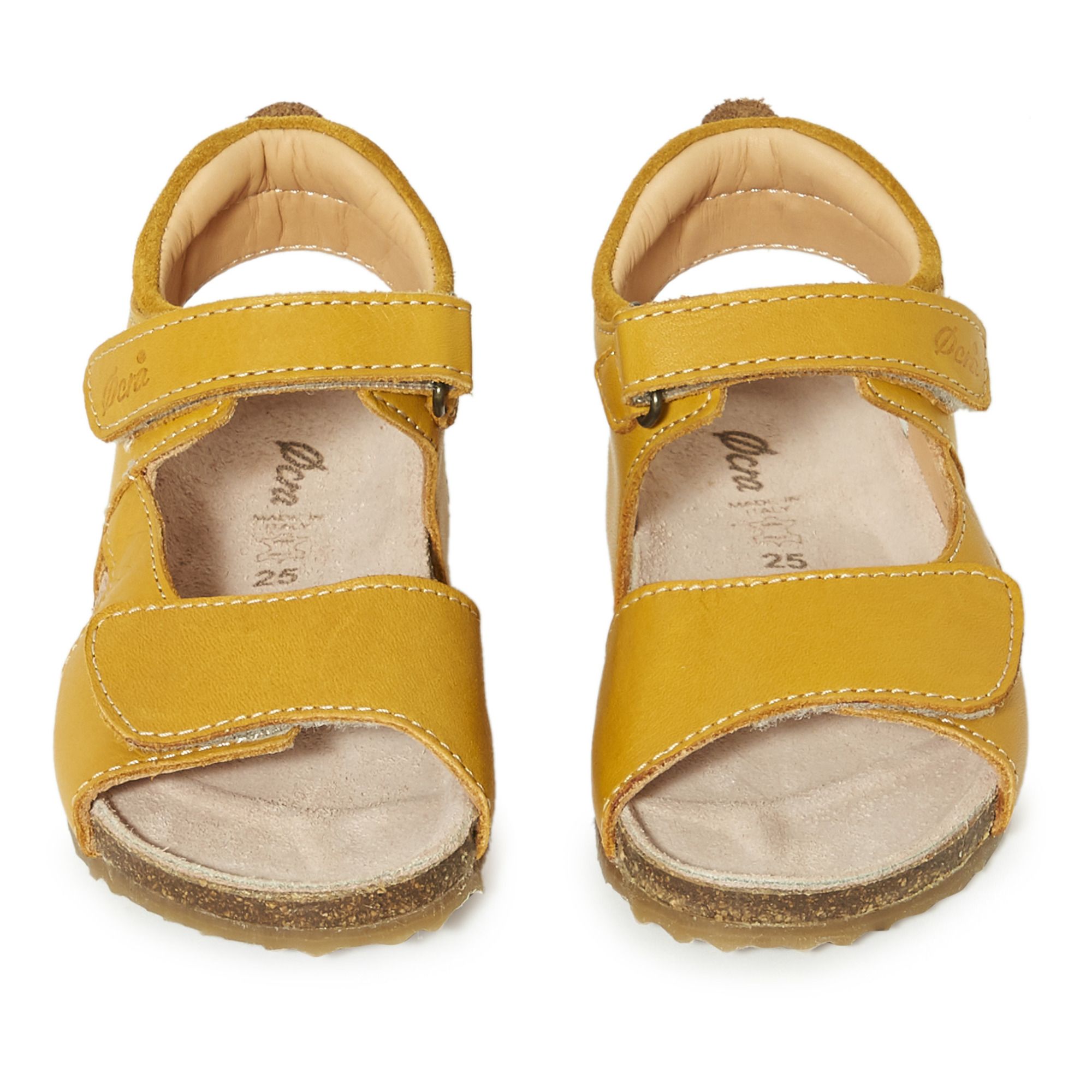 Velcro Sandals Mustard Ocra Shoes Children