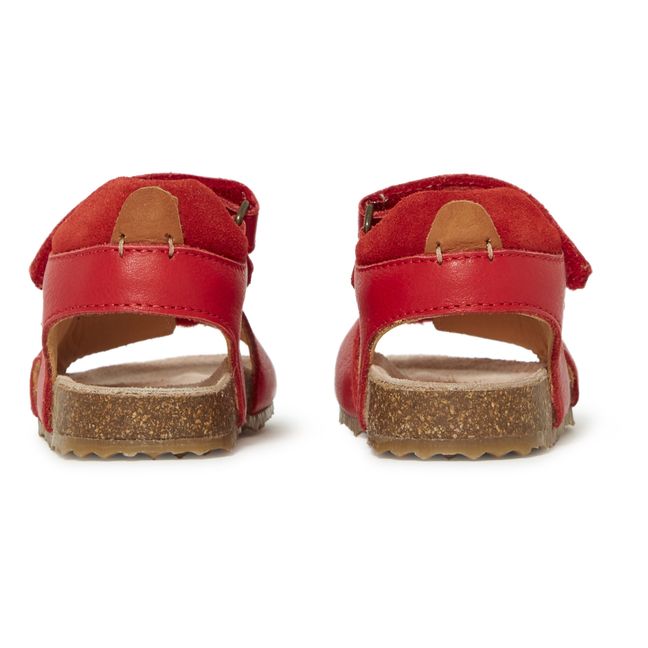 Sandales Scratchs | Rouge