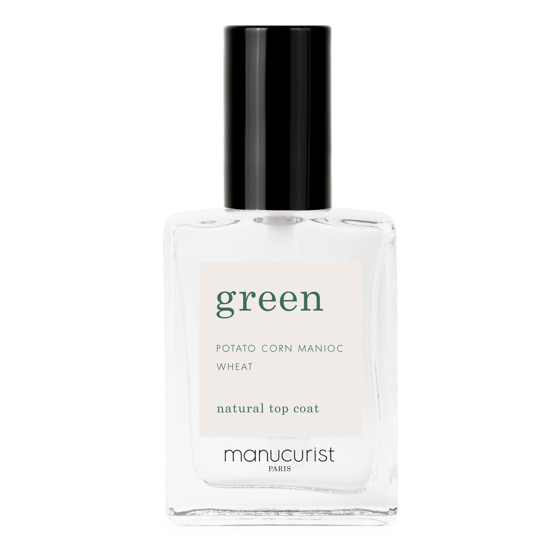 Manucurist - Top coat green - 15 ml - Transparent
