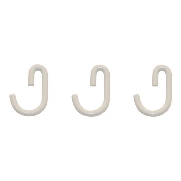 Gassien - Crochets - Set de 3 - Blanc
