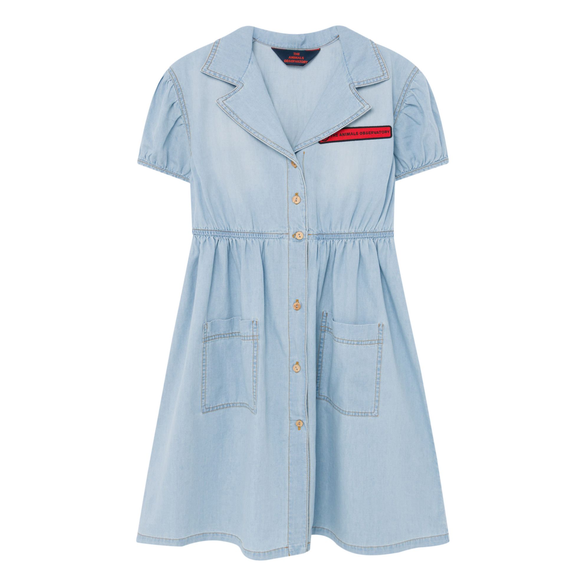 The Animals Observatory - Robe Jean Dolphin - Fille - Bleu