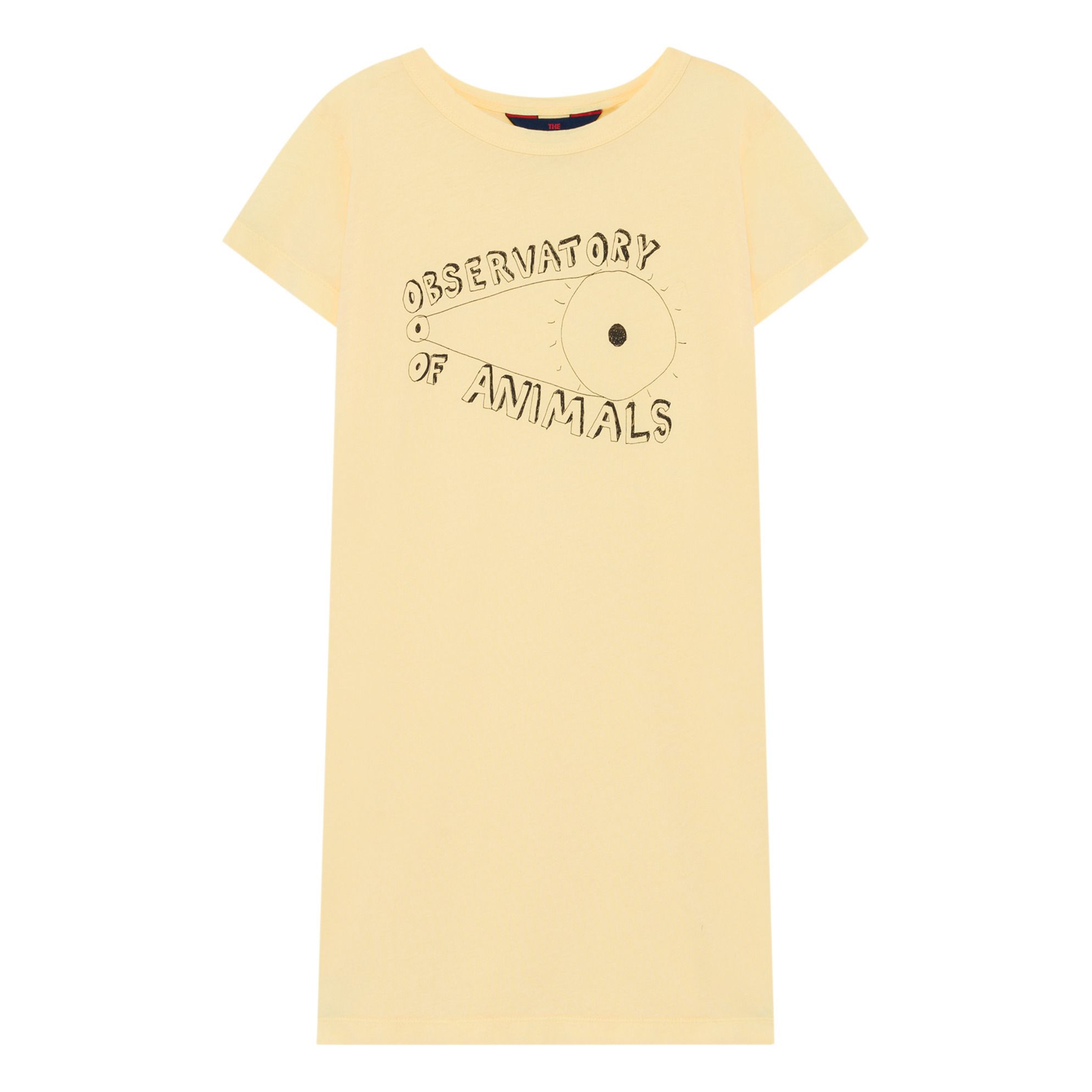 The Animals Observatory - Robe Jersey Gorilla - Fille - Jaune pâle