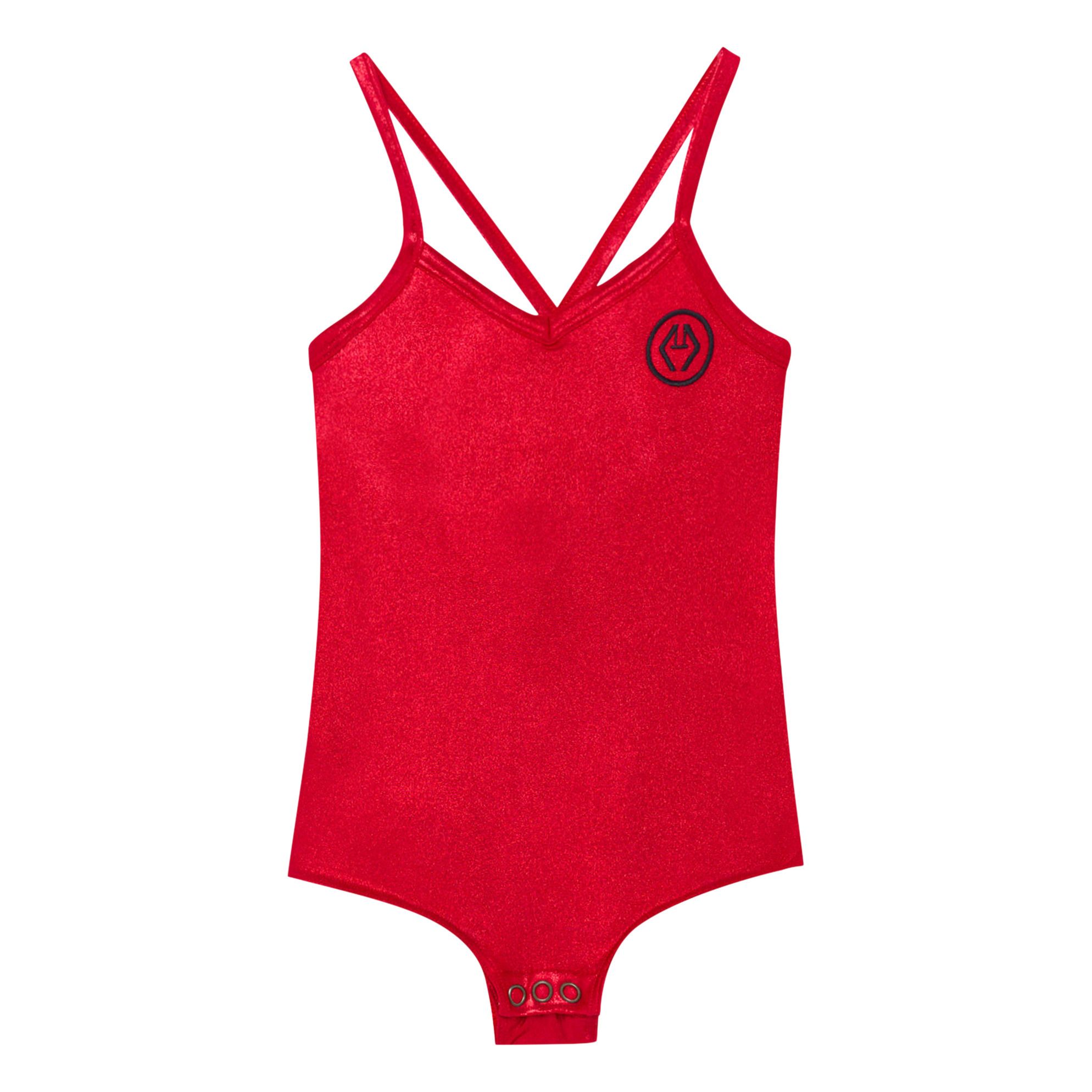 The Animals Observatory - Body Métallisé Trout - Fille - Rouge