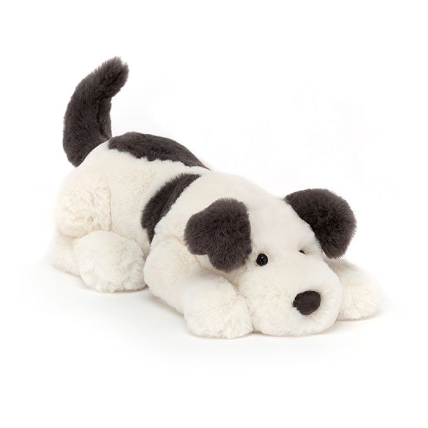 jellycat grey and white dog
