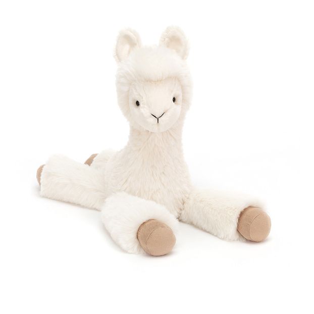 white llama stuffed animal