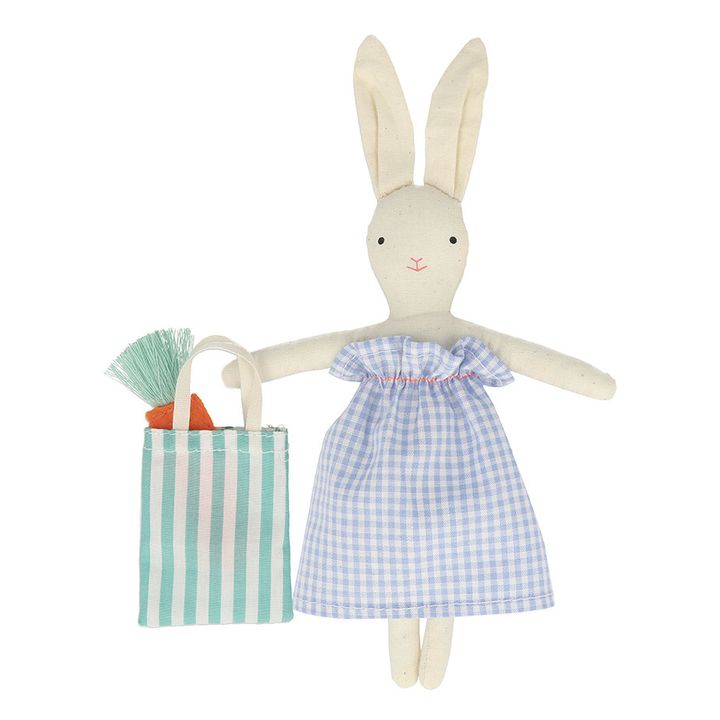 Mini poupée Lapin dans sa valisette | Rose- Image produit n°4