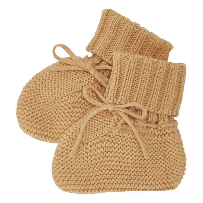 Leather Velcro Slippers Navy blue Petit Nord Shoes Baby