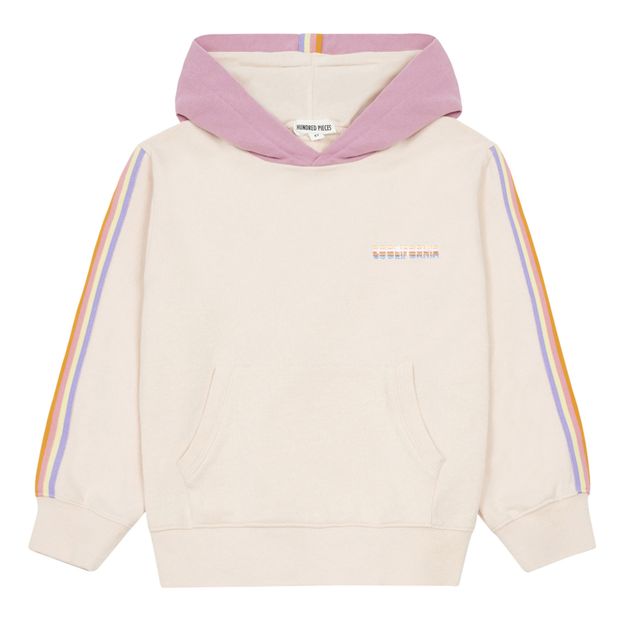 powder pink hoodie