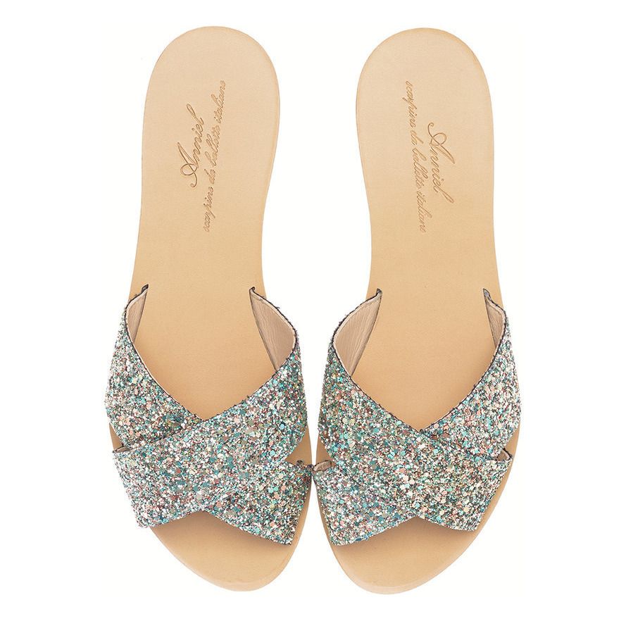 sandales paillettes mariage
