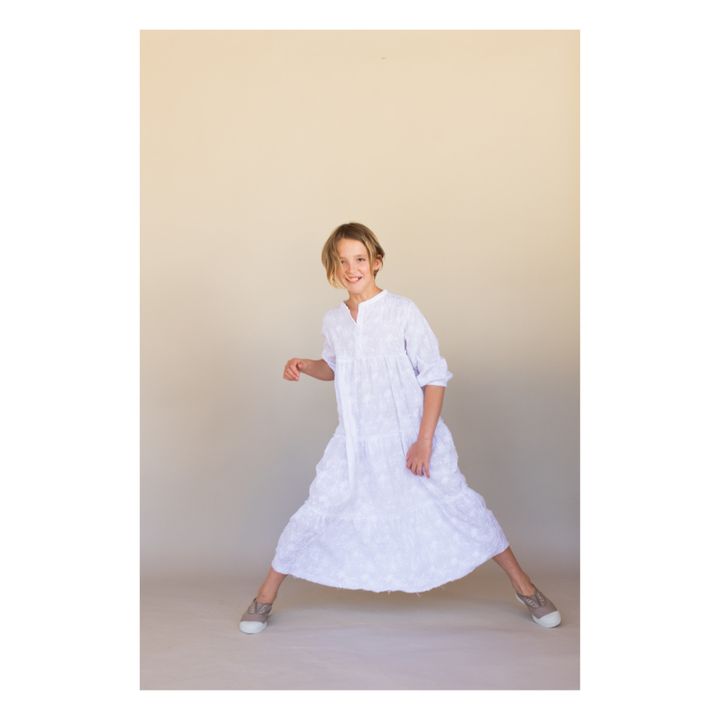 Longlivethequeen - Recycled cotton maxi dress - White | Smallable