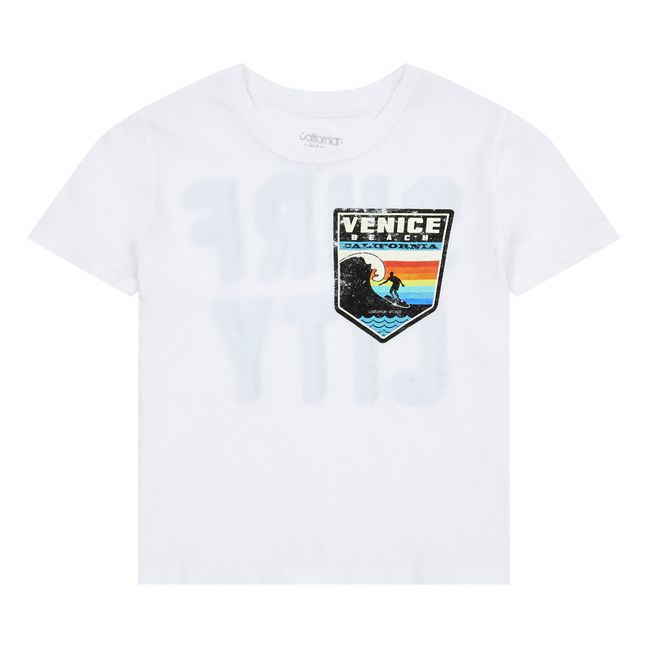 T-Shirt Surf City | Weiß
