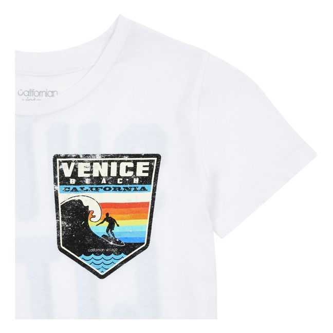 T-shirt Surf City | Blanc