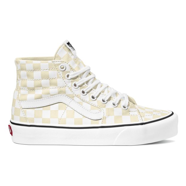 checkered vans trainers