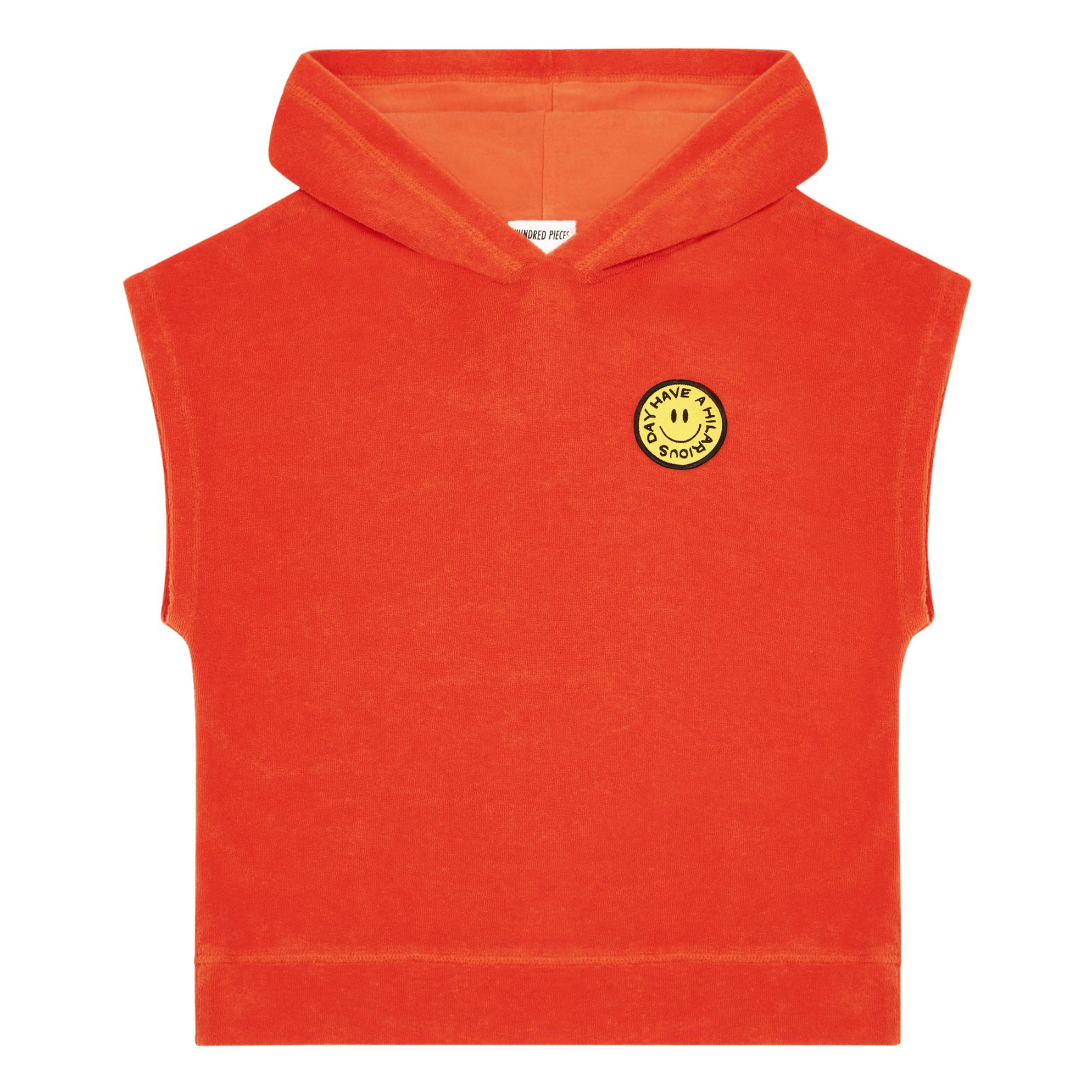 Hundred Pieces - Hoodie Eponge Hilarious Day - Fille - Mandarine