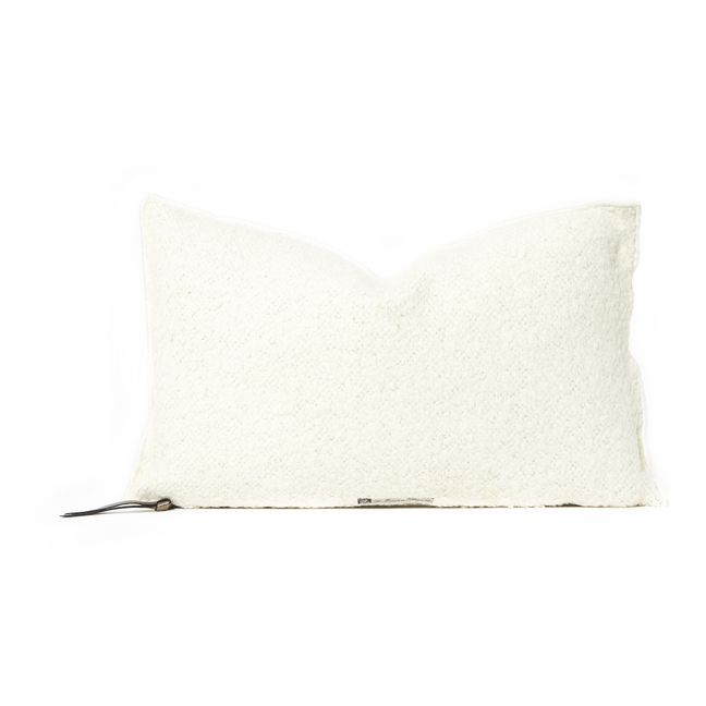 Coussin Vice Versa en toile Bivouac | Blanc