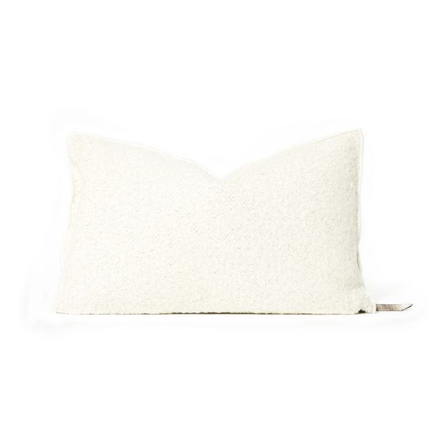 Coussin Vice Versa en toile Bivouac | Blanc