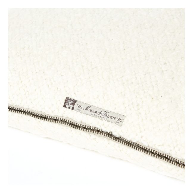 Coussin Vice Versa en toile Bivouac | Blanc